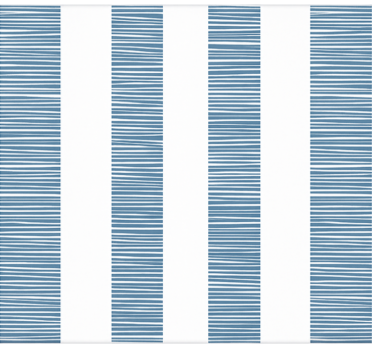 Estore de rolo casa de banho ceramica righe blu - TenStickers