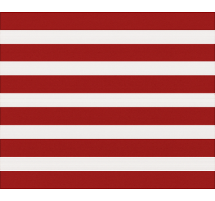 Estore de rolo infantil listras horizontais vermelhas - TenStickers