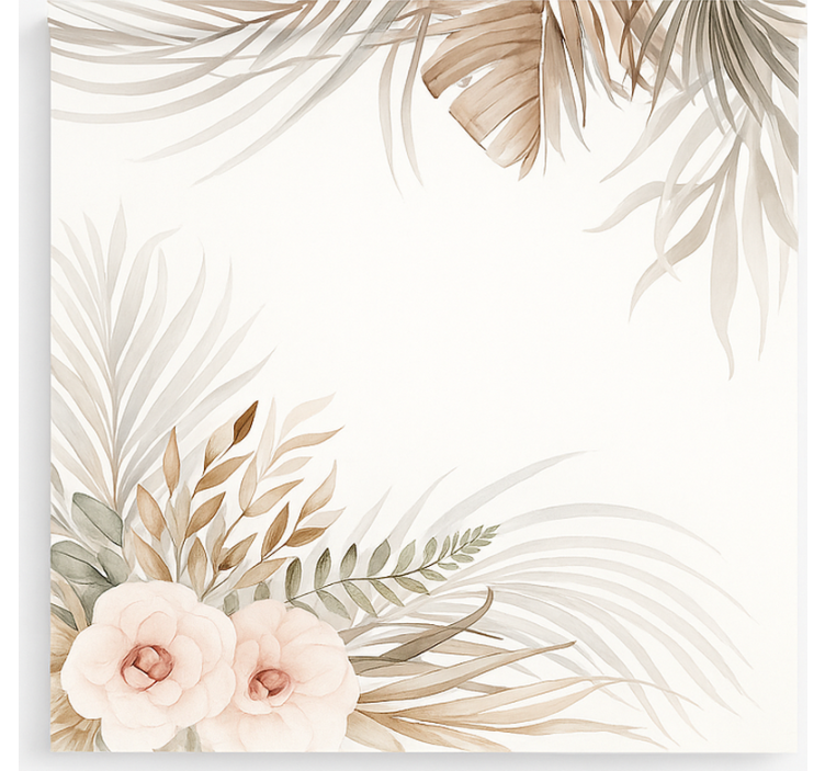 Estore de rolo infantil design floral boho - TenStickers