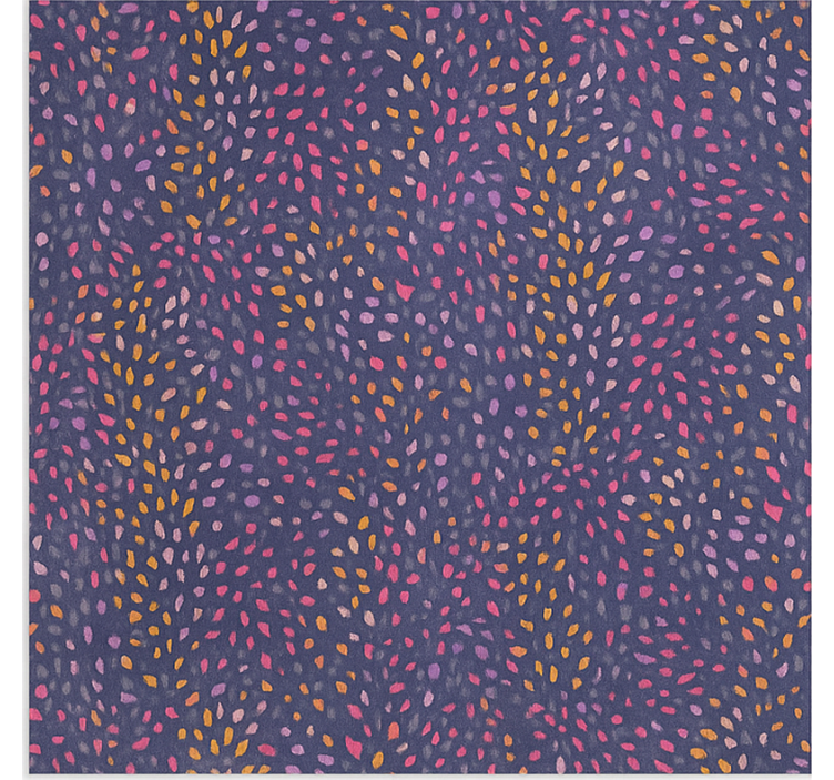 Estore de rolo para quarto de casal padrão floral abstrato - TenStickers