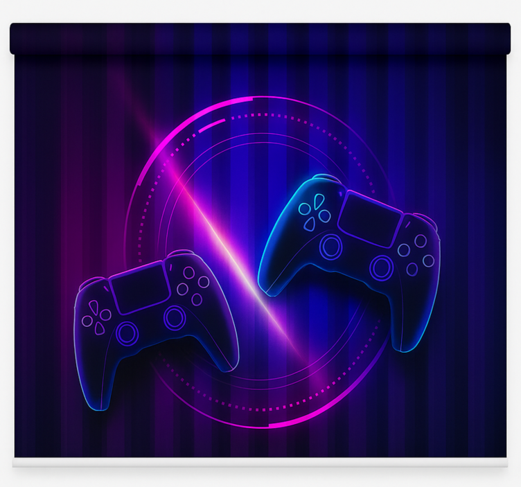 Estore de rolo frikis controles de jogo neon clash - TenStickers