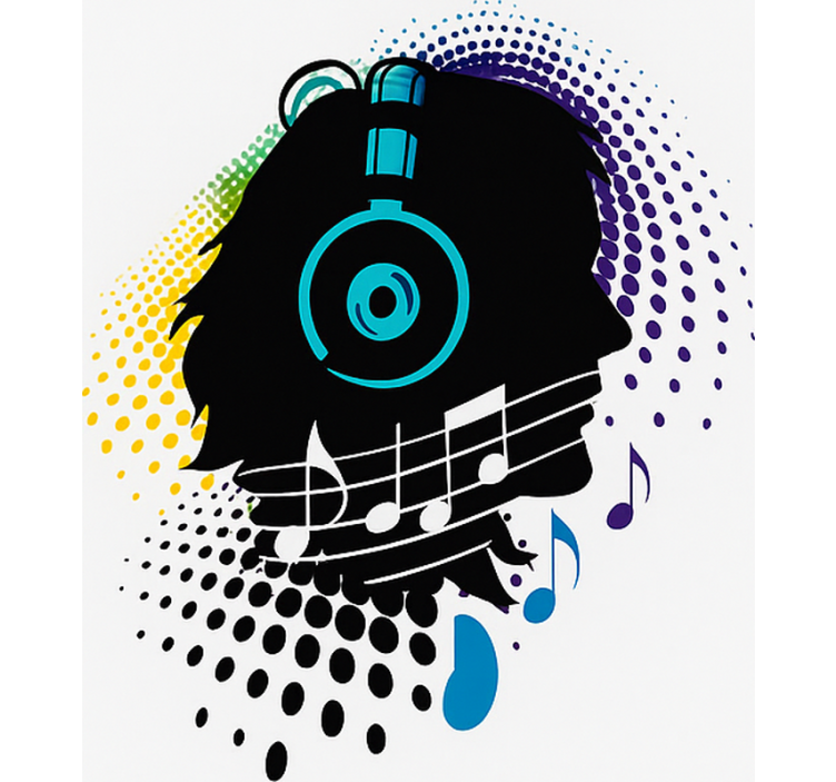 Estore de rolo juvenil fã de música - TenStickers