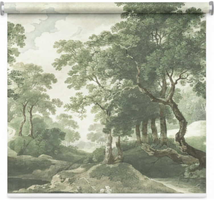Estores de rolo de árvores natureza clássica e atemporal - TenStickers