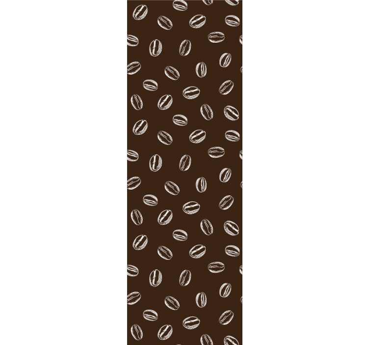 Estore de rolo escritório padrão de grãos de café - TenStickers