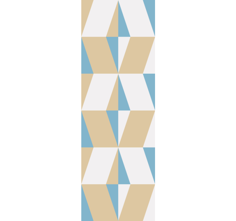 Estore de rolo escritório formas geométricas minimalistas - TenStickers