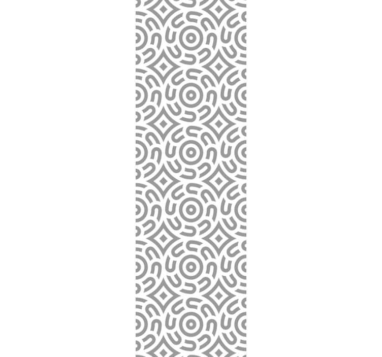 Estore de rolo escritório padrão geométrico branco - TenStickers