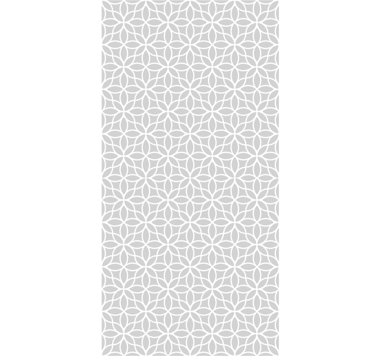 Estore de rolo escritório padrão moderno cinza e branco - TenStickers