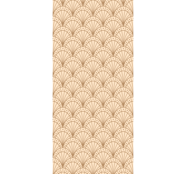 Estore de rolo empresa motivo elegante de leque - TenStickers
