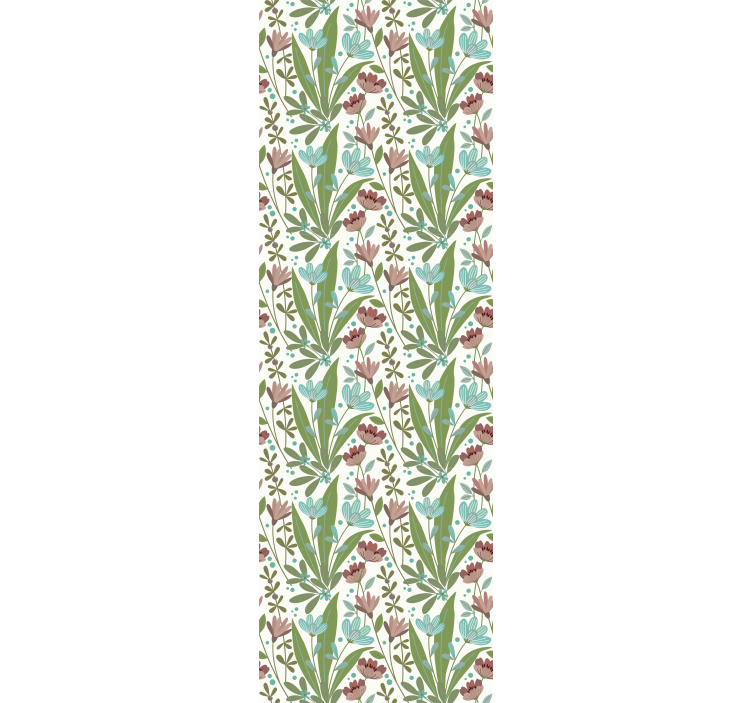 Estore de rolo empresa estilo floral "granny chic" - TenStickers