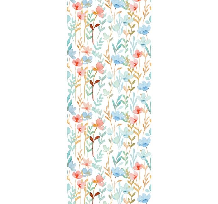 Estore de rolo empresa estampa floral 'hydenyear' - TenStickers
