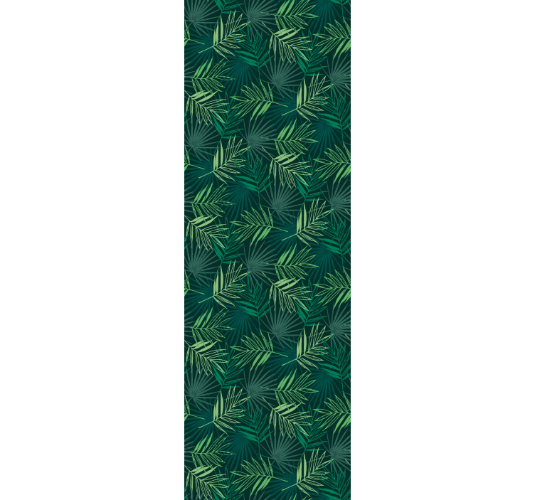 Estore de rolo empresa padrão mistura tropical - TenStickers