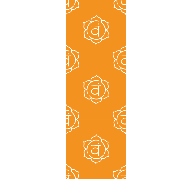Estore de rolo empresa símbolo do chakra sacral belo - TenStickers
