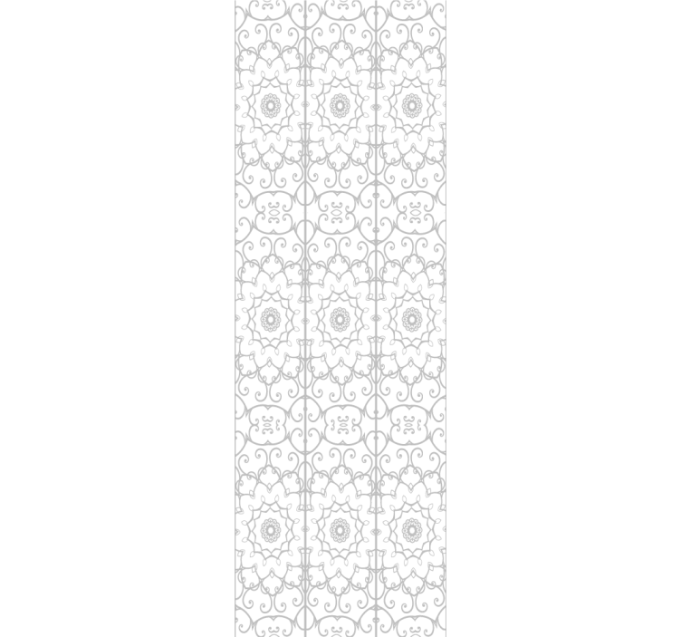 Estore de rolo empresa padrão floral - TenStickers