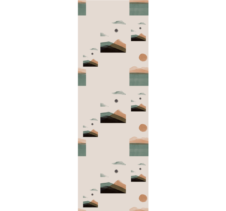 Estore de rolo empresa montanhas abstratas - TenStickers