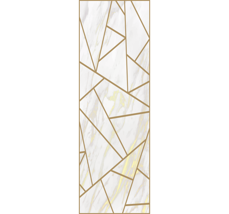 Estore de rolo empresa mosaico geométrico de mármore - TenStickers