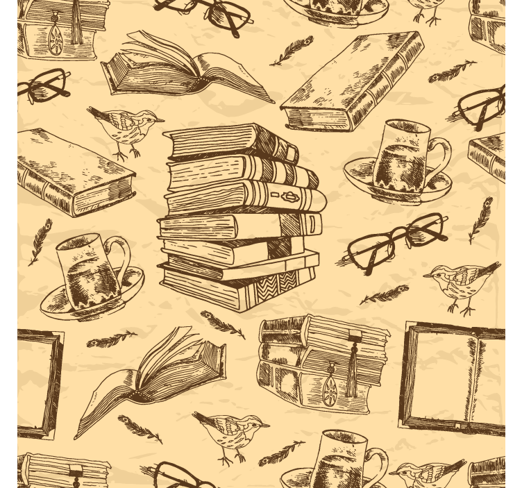 Estore de rolo empresa biblioteca antiga - TenStickers
