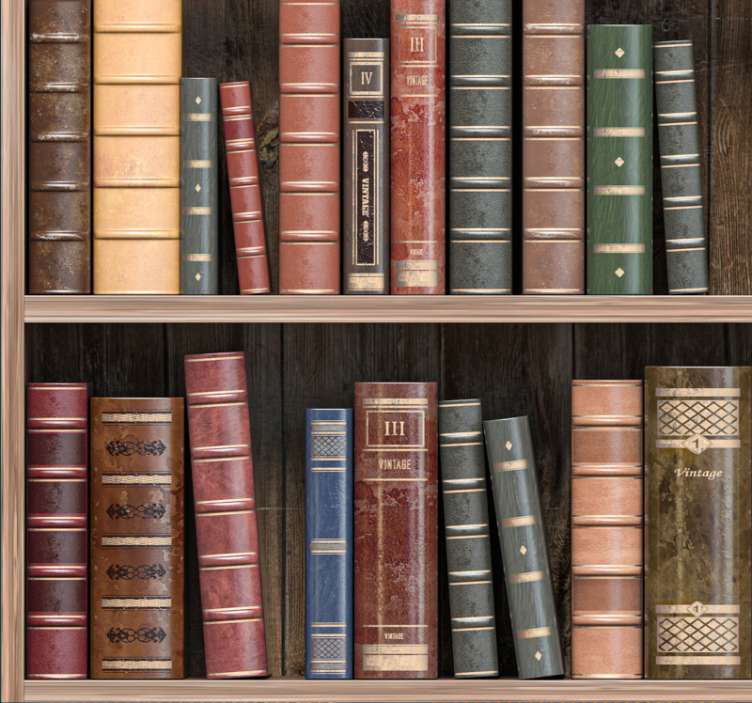 Estore de rolo empresa livros de biblioteca - TenStickers