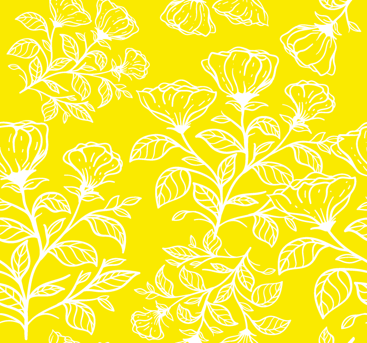 Estore de rolo juvenil com estampa de flores - TenStickers