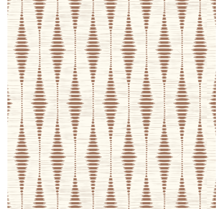Estore de rolo bege mocha mousse ikat - TenStickers