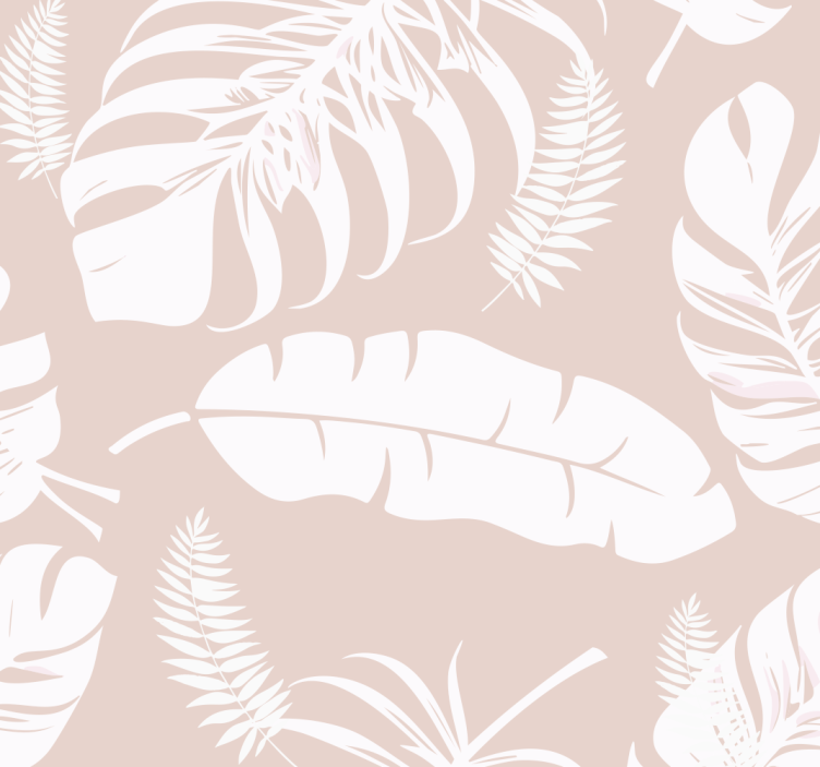 Estore de rolo bege folhas de banana - TenStickers