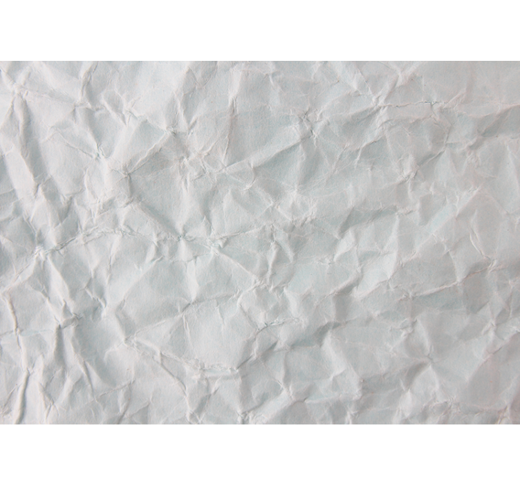 Estore de rolo branco com textura de papel amassado - TenStickers