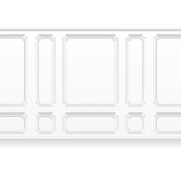 Estore de rolo branco cuarteirões clássicos - TenStickers