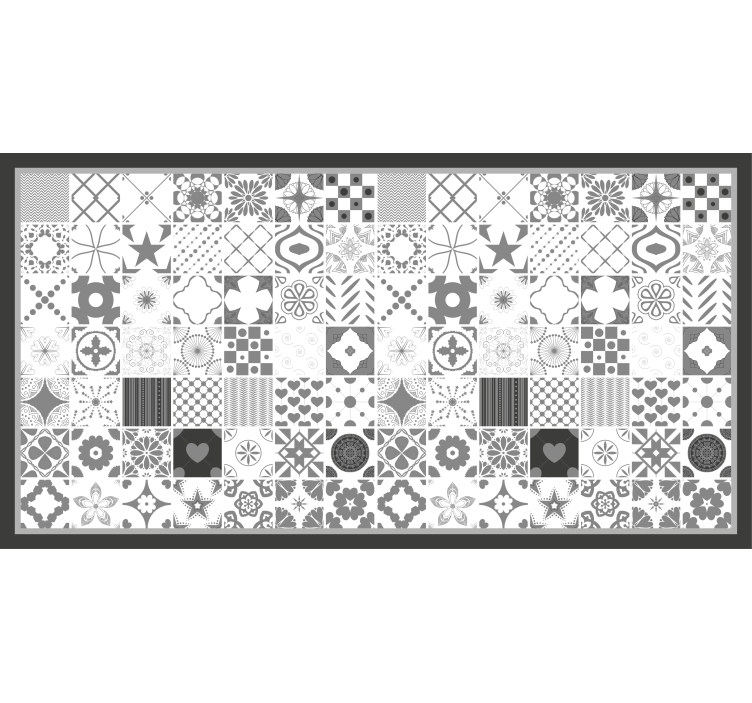 Estore de rolo cinzento azulejos "trujillo" cinza - TenStickers