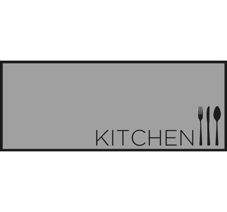 Estore de rolo cinzento para cozinha cinza - TenStickers
