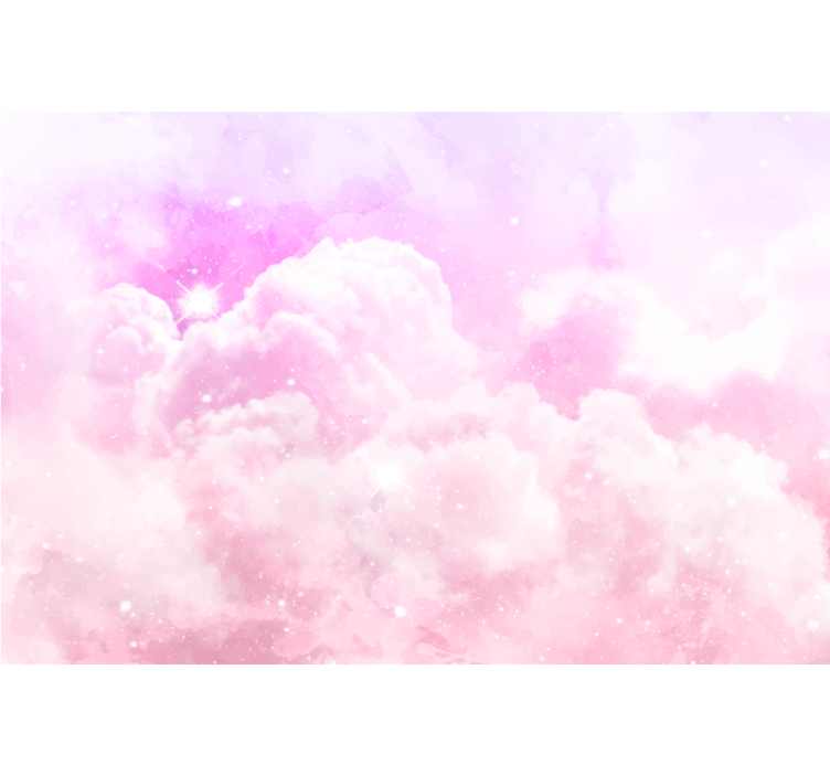 Estore de rolo rosa céu rosa - TenStickers