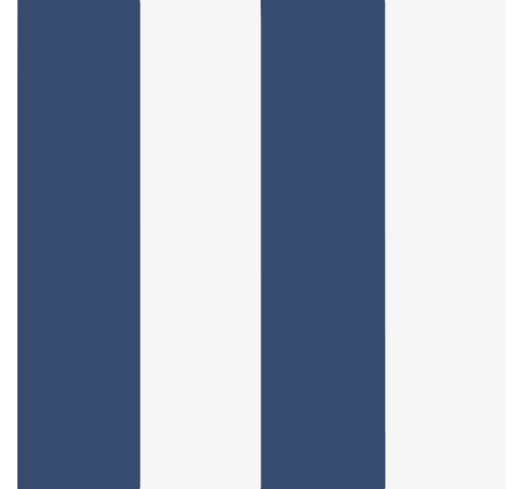 Estore de rolo azul listras náuticas clássicas - TenStickers