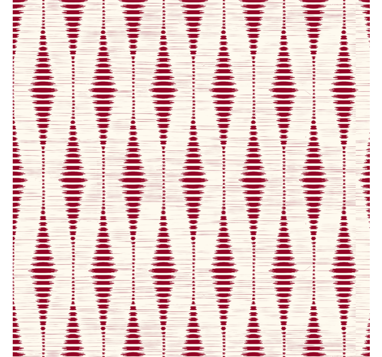 Estore de rolo modernos ikat vermelho rabaul - TenStickers