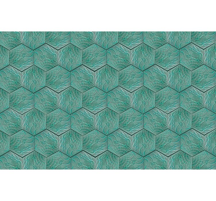 Estore de rolo verdes panot gaudí verde - TenStickers