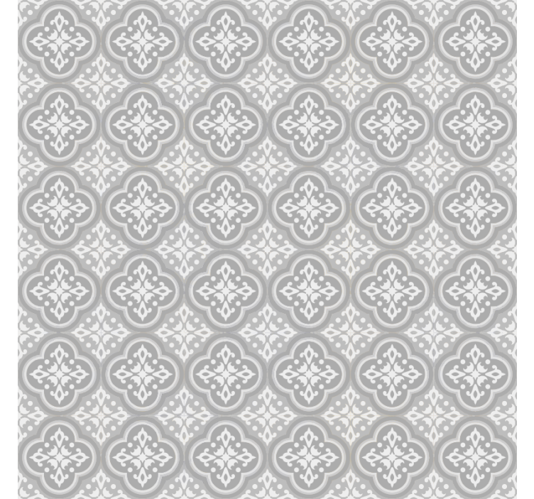 Estore de rolo cinzento azulejos portugueses cinzentos - TenStickers