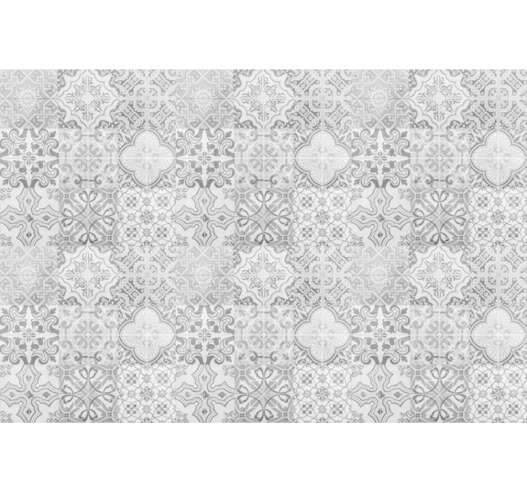 Estore de rolo cinzento com padrão mosaico efeito pedra - TenStickers