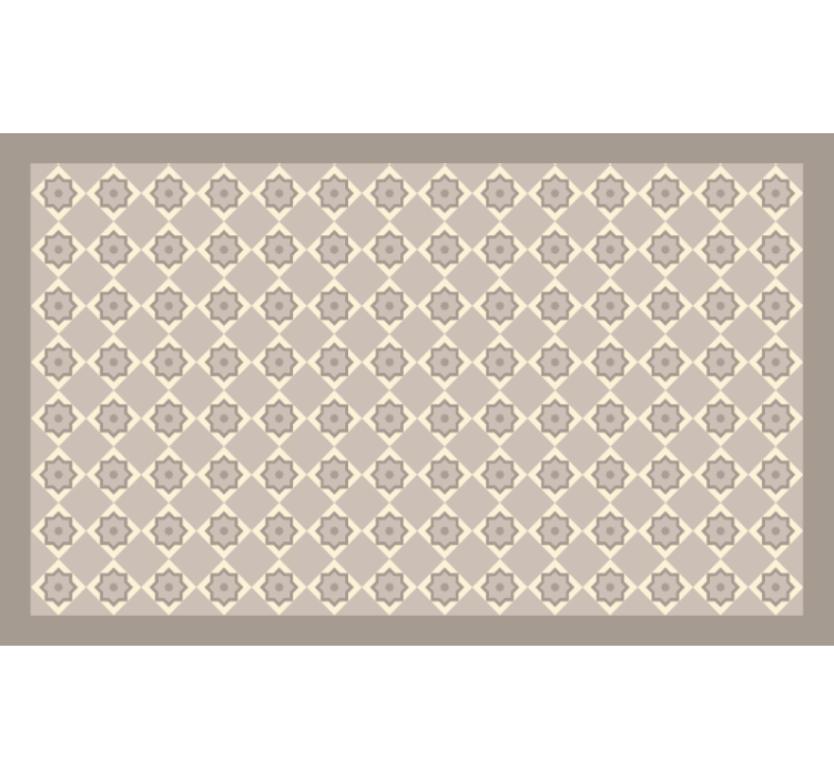 Estore de rolo bege azulejos cimentícios bege - TenStickers