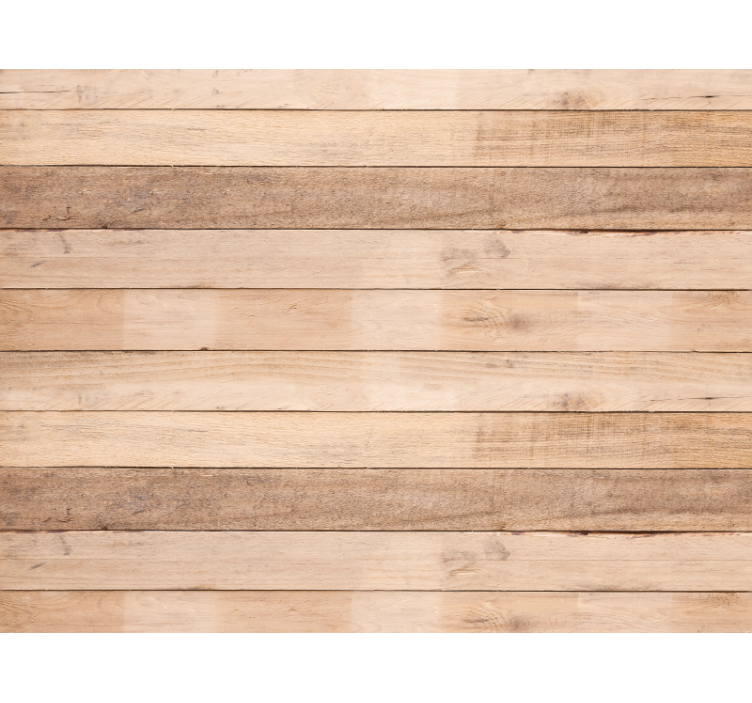 Estore de rolo bege padrão natural de tábuas de madeira - TenStickers