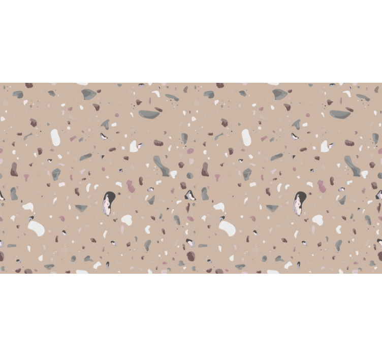 Estore de rolo bege com terrazzo bege - TenStickers