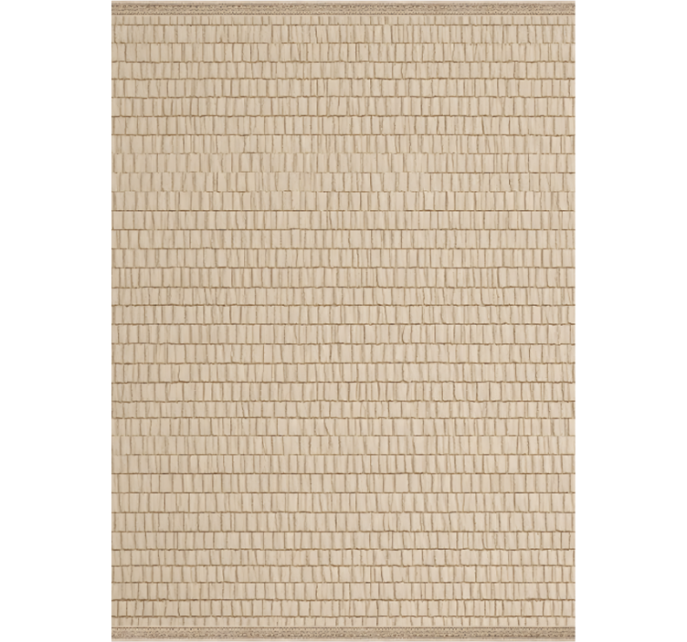 Estore de rolo bege com textura de rattan trançado - TenStickers
