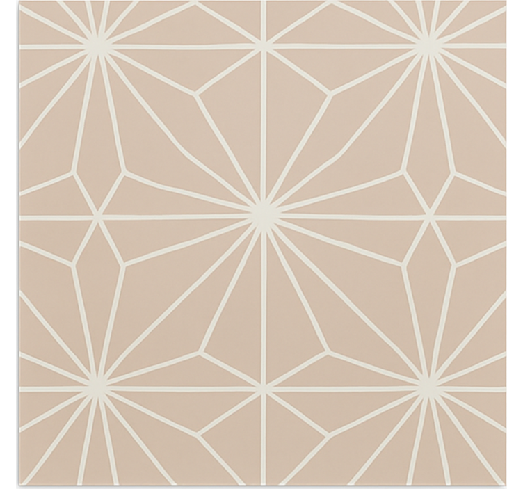 Estore de rolo bege com padrão de estrelas bege - TenStickers