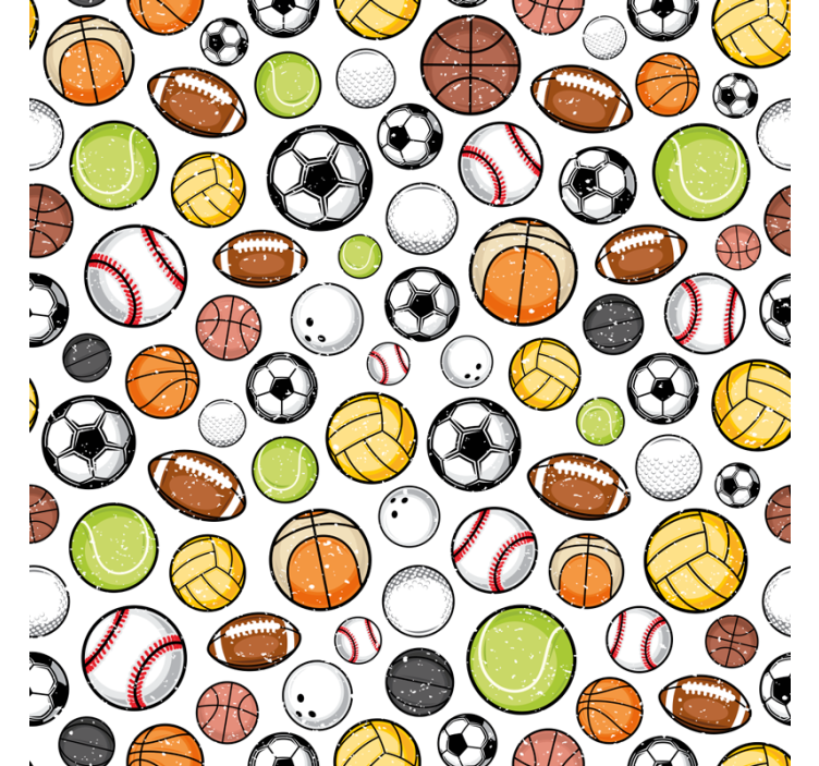 Estore de rolo de desportos equipamentos de bolas variadas - TenStickers