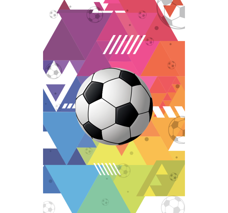 Bolas geométricas multicoloridas para esportes cegos - TenStickers