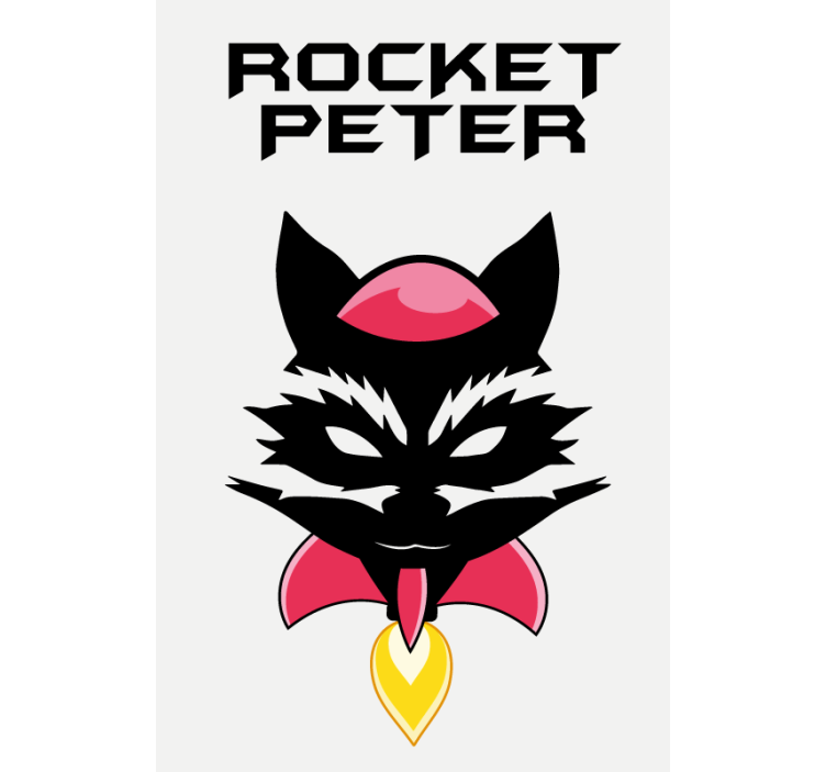 Estore de rolo personalizável rosto de personagem brincalhão - TenStickers