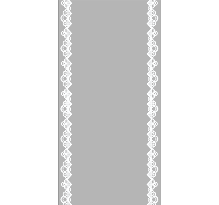 Bordas de renda elegantes cortinas da sala - TenStickers