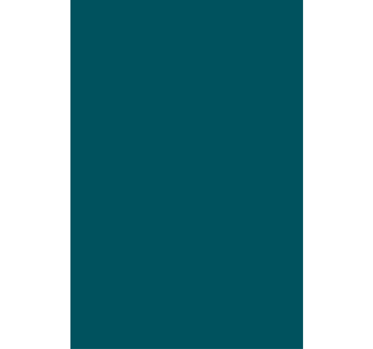 Cor azul misturada com cortina verde da sala de estar - TenStickers