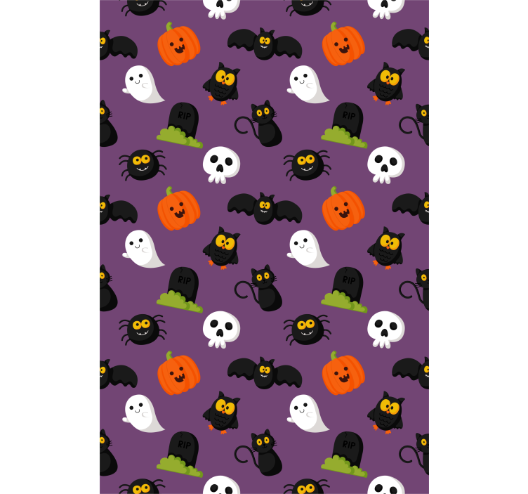 Estore de rolo divertidos personagens temáticos de halloween - TenStickers