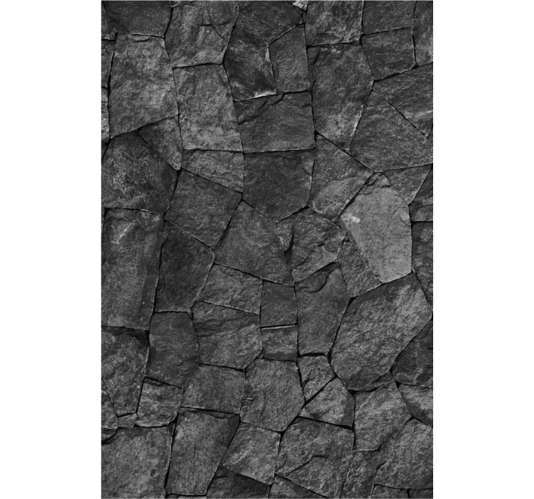 Cortina do quarto principal de rocha cinzenta - TenStickers