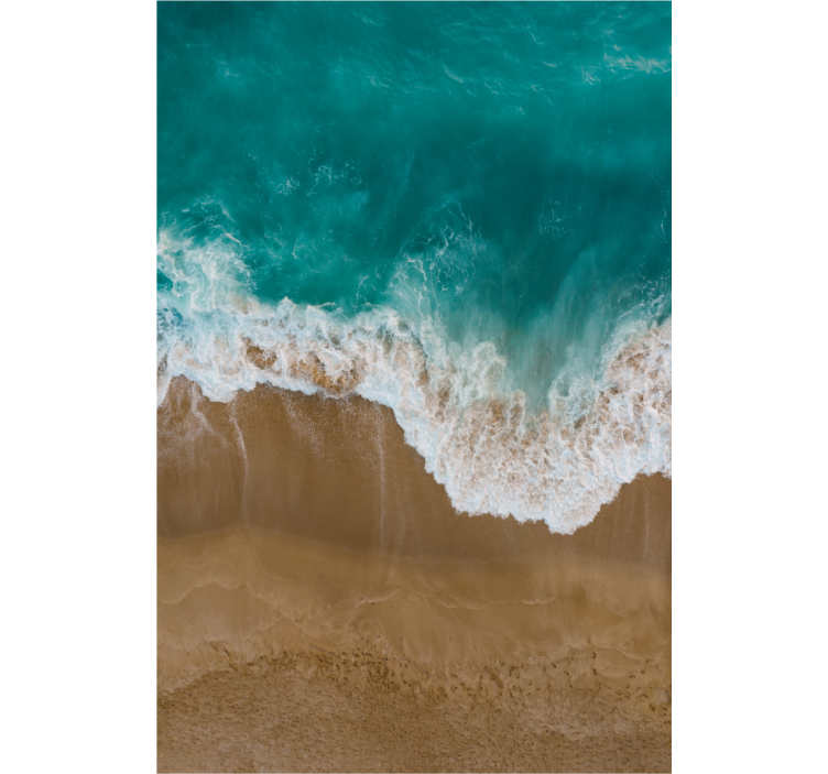 estor do quarto principal que derrete o oceano e a areia - TenStickers