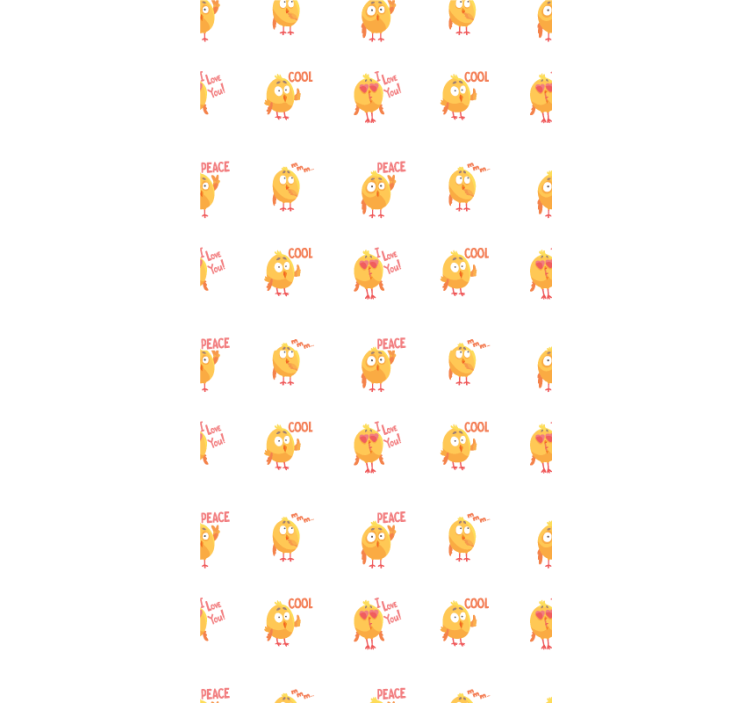 Estores de rolo de animais expressões de pássaros fofos - TenStickers