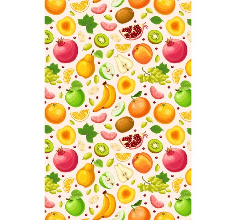 Fatias de frutas e vegetais cegos - TenStickers