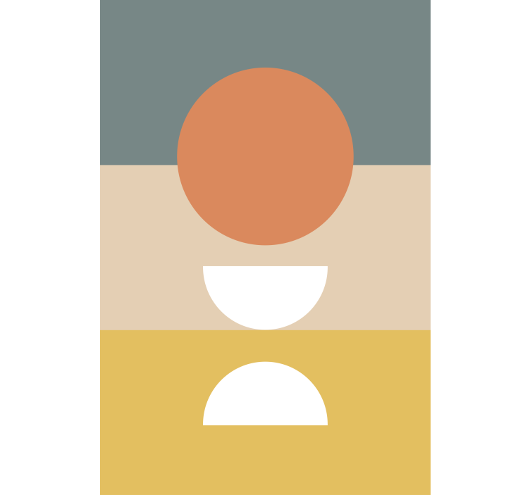 Estore de rolo modernos arranjo de formas geométricas - TenStickers